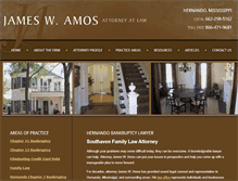 Tablet Screenshot of amoslawfirm.com